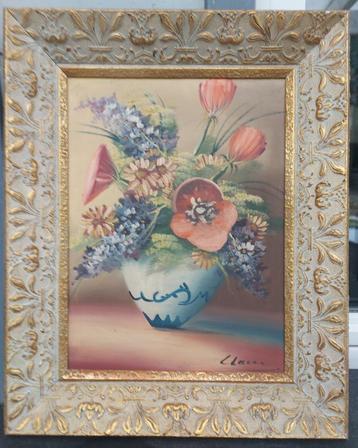 Schilderij bloemen, Enlèvement