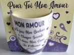 Grand Mug céramique émaillée cadeau/ Pour Toi mon Amour/NEUF, Tasse(s) et/ou soucoupe(s), Céramique, Enlèvement ou Envoi, Neuf