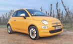 Unieke gele Fiat 500, met fabrieksgarantie!, Auto's, Fiat, Voorwielaandrijving, 4 zetels, Stof, Euro 6