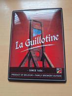 Bierplaat: "La Guillotine", Verzamelen, Biermerken, Ophalen of Verzenden, Nieuw, Reclamebord, Plaat of Schild, Overige merken