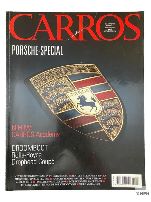 Carros Magazine Juni/Juli 2007 #4 Porsche Special, Boeken, Auto's | Folders en Tijdschriften, Gelezen, Ophalen of Verzenden