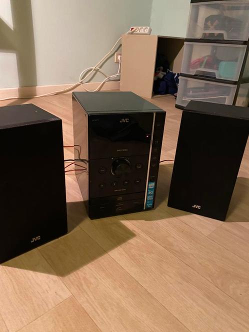 JVC hifi-systeem, Audio, Tv en Foto, Luidsprekerboxen, Gebruikt, Overige typen, 60 tot 120 watt, JVC, Ophalen
