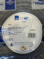 XVB 3G2.5 haspel nieuw 100m, Doe-het-zelf en Bouw, Elektriciteit en Kabels, Ophalen, Nieuw, Kabel of Snoer