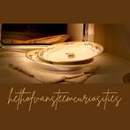 Jandbeschilderd porselein 19de eeuw, Antiek en Kunst, Ophalen of Verzenden