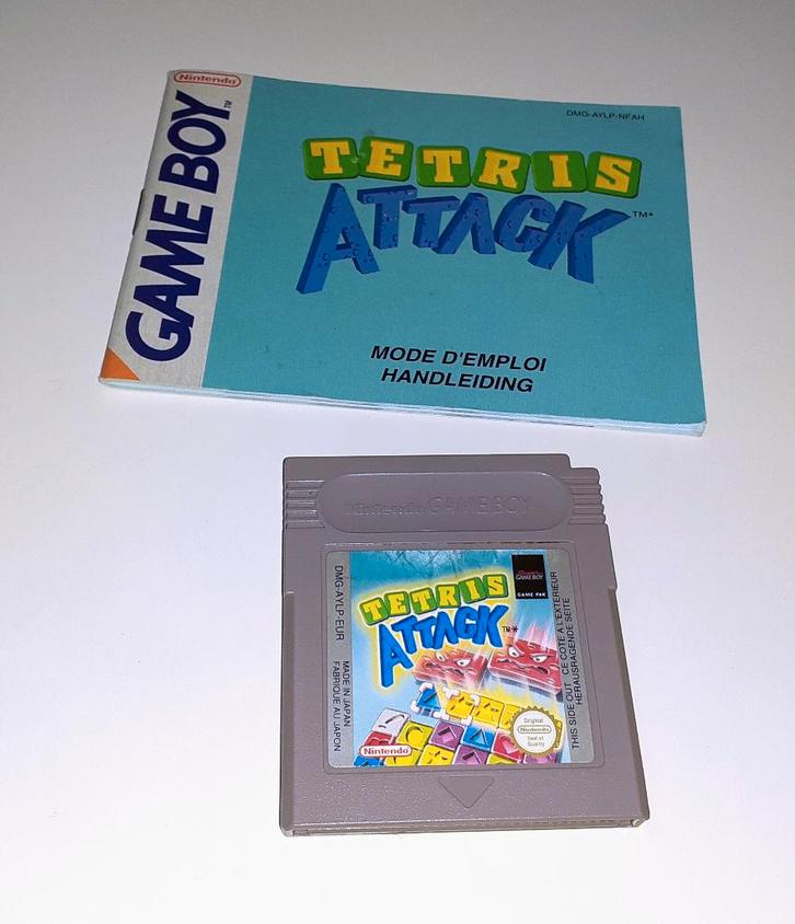 retro spel Game Boy Tetris Attack 1996, Games en Spelcomputers, Games | Nintendo Game Boy, Nieuw, Puzzel en Educatief, 1 speler