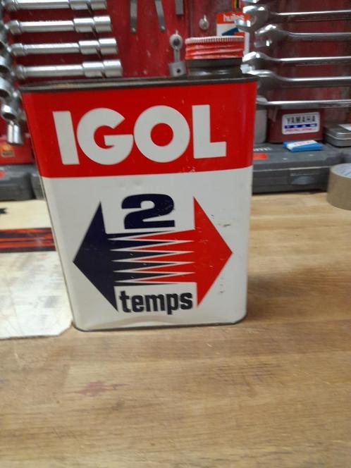 oude lege oliekan igol 2-takt motorfiets 2t, Verzamelen, Merken en Reclamevoorwerpen, Gebruikt, Overige typen, Verzenden