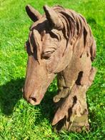 GEPATINEERD GIETIJZEREN PAARDENHOOFD, Tuin en Terras, Ophalen of Verzenden, Zo goed als nieuw