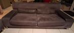 3 + 2 zit in echt nubukleer, Huis en Inrichting, Zetels | Zetels, Ophalen, Gebruikt, Vierpersoons of meer, Rechte bank