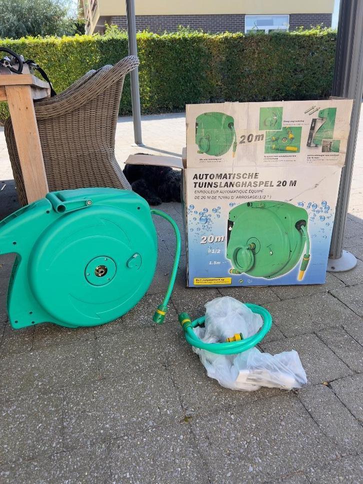 Tuinslanghaspel 20m, Tuin en Terras, Tuinslangen, Nieuw, Tuinslanghaspel, Ophalen