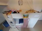 Bed, Huis en Inrichting, Slaapkamer | Bedden, Ophalen, 100 cm, Eenpersoons, Wit
