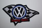 Patch VW Volkswagen Racing Sport - 115 x 65 mm, Hobby en Vrije tijd, Nieuw, Ophalen of Verzenden, Hotfix applicaties
