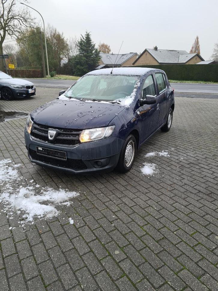 dacia sandero 1.2 essentiel, Auto's, Dacia, Bedrijf, Sandero, Benzine, Euro 6, Stadsauto, 5 deurs, Handgeschakeld, Blauw, Zwart