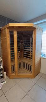 Infrarood sauna 2-3 persoon, Sport en Fitness, Ophalen, Zo goed als nieuw, Infrarood, Complete sauna