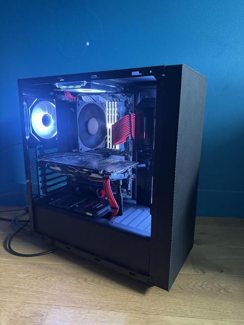 Game PC, NZXT Case, I7 7700K, Computers en Software, Desktop Pc's, Zo goed als nieuw, 4 Ghz of meer, HDD, SSD, 32 GB, Met videokaart