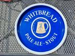 Ancien plateau à bière en émail Whitbread Pale Ale Stout 31c, Comme neuf, Enlèvement ou Envoi