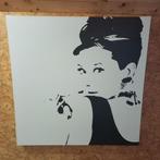Canvas Audrey Hepburn, Antiquités & Art, Art | Lithographies & Sérigraphies, Enlèvement