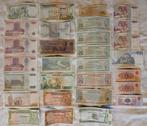 Lot van 36 bankbiljetten, Postzegels en Munten, Ophalen of Verzenden, Bankbiljetten