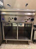 Dubbele professionele friteuse op gas, Ophalen, Gebruikt, Fornuis, Frituur en Grillen