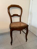 Antieken stoel met rieten zitting - 4st, Antiek en Kunst, Ophalen