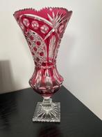 Vase en cristal Val St Lambert, Antiquités & Art, Antiquités | Vases, Enlèvement ou Envoi