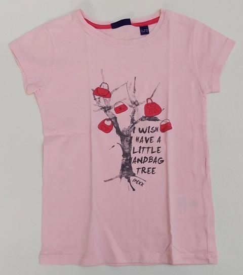 Lichtroze t-shirt van Mexx - maat 5 - 6 jaar, Kinderen en Baby's, Kinderkleding | Maat 110, Zo goed als nieuw, Meisje, Shirt of Longsleeve