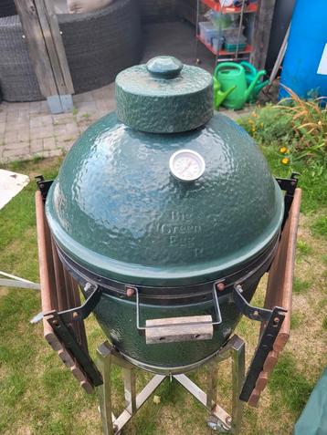 Big Green Egg Medium, Enlèvement, Utilisé, Big green egg, Avec accessoires