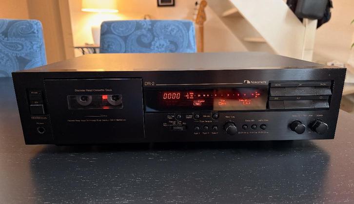 Nakamichi DR-2 Gereviseerd, Audio, Tv en Foto, Cassettedecks, Enkel, Overige merken, Tiptoetsen, Tape counter, Ophalen of Verzenden