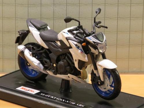 Suzuki GSX-S750 A 1:18, Hobby & Loisirs créatifs, Voitures miniatures | 1:18, Neuf, Moteur, Maisto, Enlèvement ou Envoi