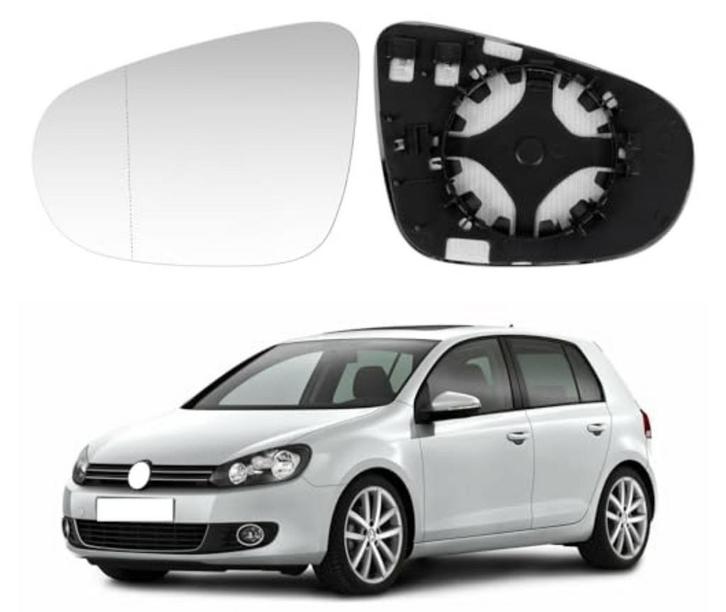 VW Golf 6 links spiegelglas, Auto-onderdelen, Spiegels, Volkswagen, Nieuw, Ophalen of Verzenden