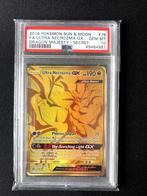 Necrozma gx full art secret rare dragon majesty psa 10, Ophalen of Verzenden, Zo goed als nieuw, Losse kaart