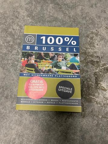 100% Brussel Reisgids met Uitneembare Plattegrond, Enlèvement ou Envoi, Comme neuf, Europe, Guide ou Livre de voyage