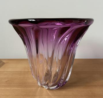 Mooie Vaas - Val Saint Lambert - model Vatel beschikbaar voor biedingen