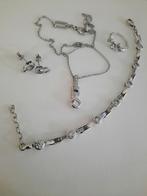 Mooie juwelenset van Nona, Handtassen en Accessoires, Kettingen, Ophalen of Verzenden, Zo goed als nieuw, Zilver, Zilver