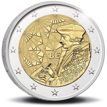 2 euro België 2022 Erasmus beschikbaar voor biedingen
