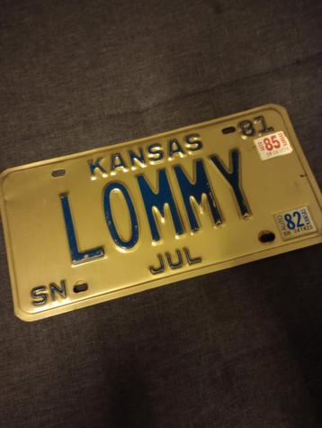 USA vanity nr plaat  beschikbaar voor biedingen