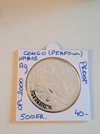 Congo 500 fr 1992 AG PROOF  opl 2000 geres els, Ophalen of Verzenden
