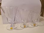 Glazen servies gravure wijn dreupel belgium vintage, Verzamelen, Glas en Drinkglazen, Ophalen of Verzenden, Zo goed als nieuw
