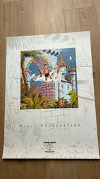 Vandersteen affiche eiland amoras 1992 eerste druk, Ophalen of Verzenden, Suske en Wiske, Zo goed als nieuw