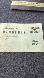 Heinkel tourist 103 A 2, Motoren, Handleidingen en Instructieboekjes, Ophalen of Verzenden