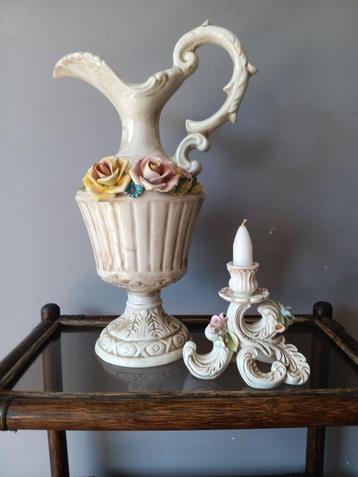 Oude set capodimonte beschikbaar voor biedingen