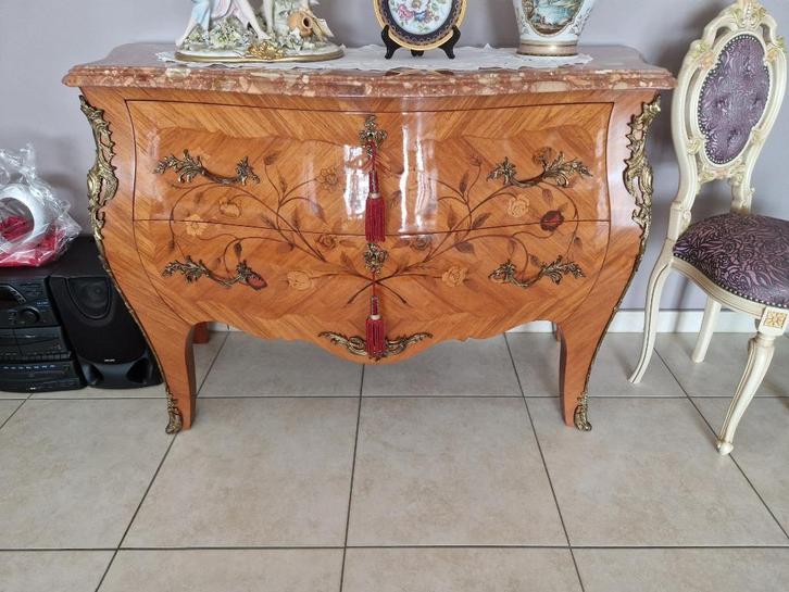 Louis XV Buikkast / Commode, Huis en Inrichting, Kasten | Ladekasten, Gebruikt, Minder dan 100 cm, 100 tot 150 cm, 25 tot 50 cm