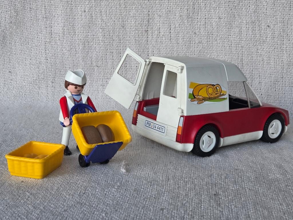 Playmobil Bakkerij auto (4411), Kinderen en Baby's, Speelgoed | Playmobil, Ophalen of Verzenden, Zo goed als nieuw, Complete set