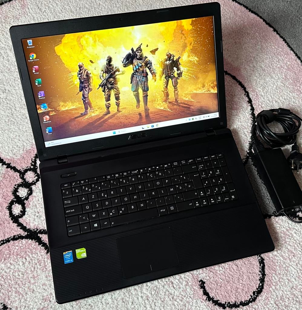 17.3”Asus/ i5-3230M/8gb ram/256gb ssd/Win 11/Office/, Ophalen, Met videokaart, 2 tot 3 Ghz, 8 GB