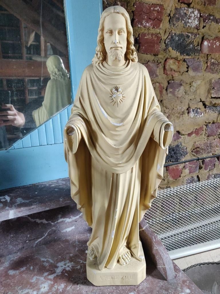 statues de saints, de Jésus et du Saint-Cœur, Antiquités & Art, Enlèvement