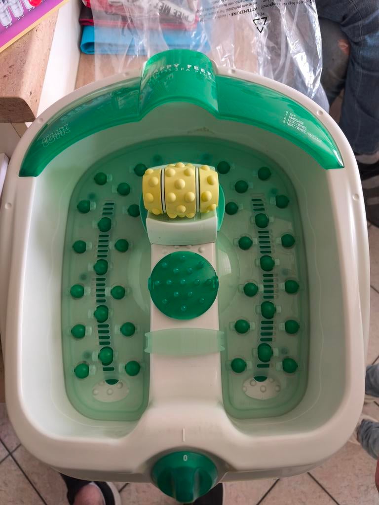 Massage voetbad nieuw, Ophalen