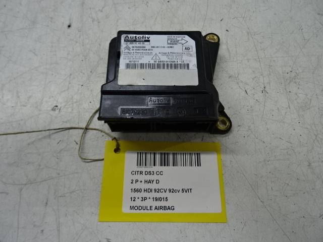 BOITIER AIRBAG Citroën DS3 (SA) (9676209280), Autos : Pièces & Accessoires, Électronique & Câbles, Citroën, Utilisé