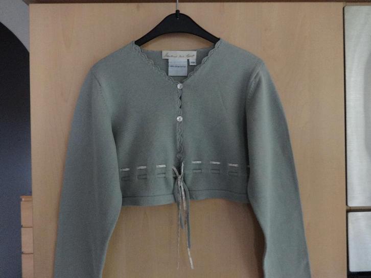 Gilet Bienvenue sur Terre. 2x. maat 116 en maat 140. Meisje., Kinderen en Baby's, Kinderkleding | Maat 116, Zo goed als nieuw