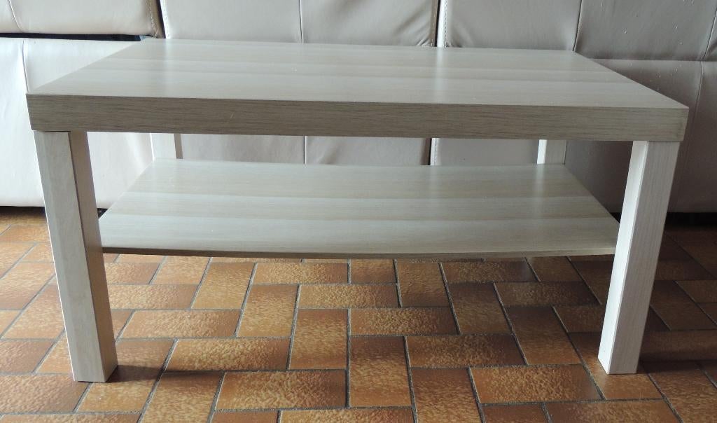 Table basse chêne blanchi - IKEA, Maison & Meubles, Enlèvement, Chêne