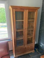 Meuble vitrine teak, Maison & Meubles, Enlèvement, Comme neuf, Teck