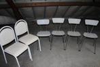 Stoelen, Maison & Meubles, Chaises, Enlèvement, Utilisé, Blanc, Cinq, Six Chaises ou plus
